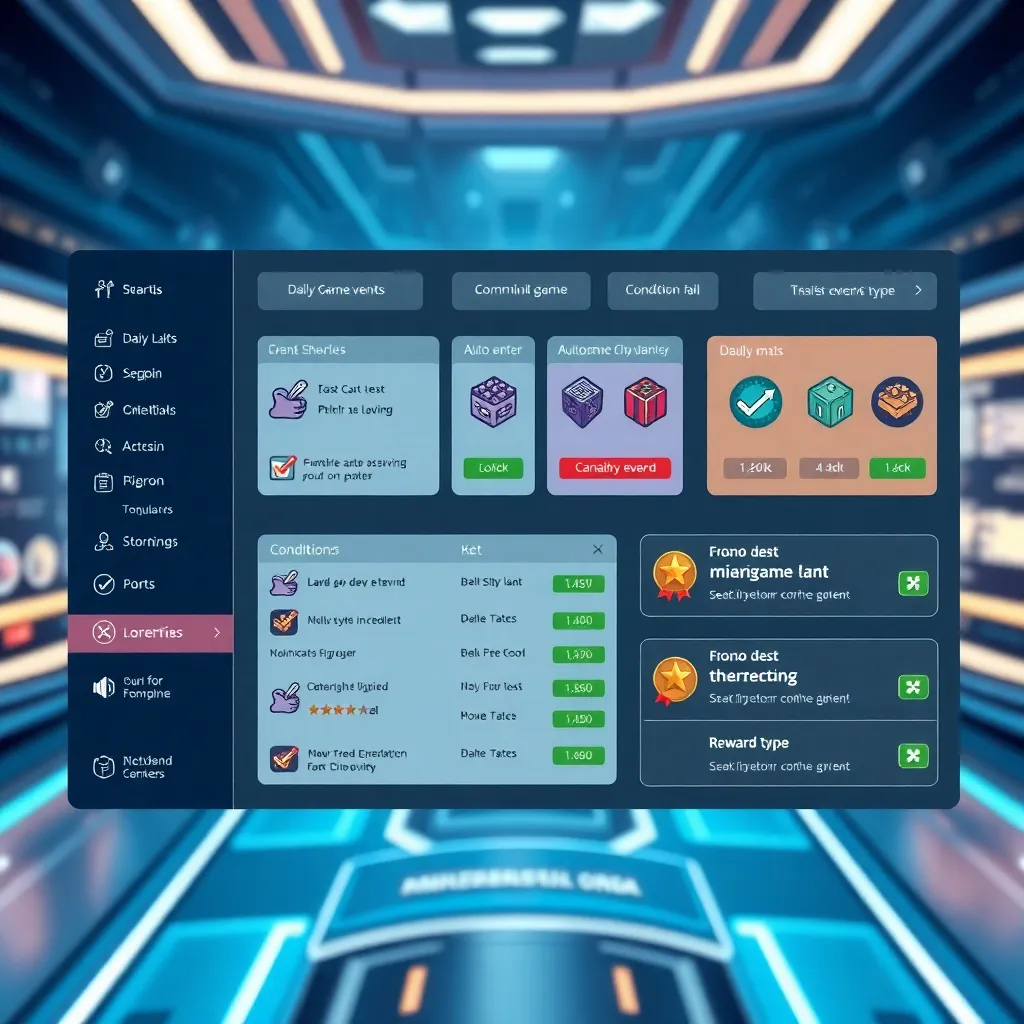 미니게임 이벤트 참여 구조 기준 설정